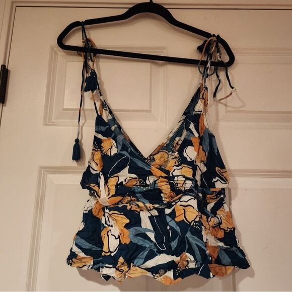 Roxy floral crop Tank XL - Picture 4 of 4